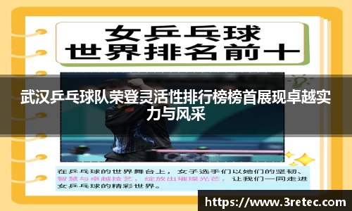 武汉乒乓球队荣登灵活性排行榜榜首展现卓越实力与风采